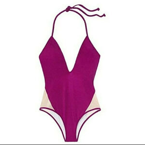 VS Pink One Piece Swimsuit Beach 1 S M L Plunge